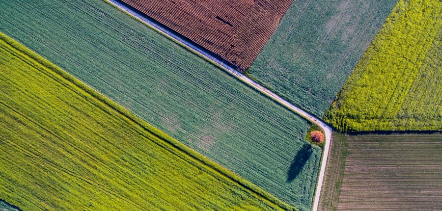 aerial view of field to display pjm's capacity market explained blog post