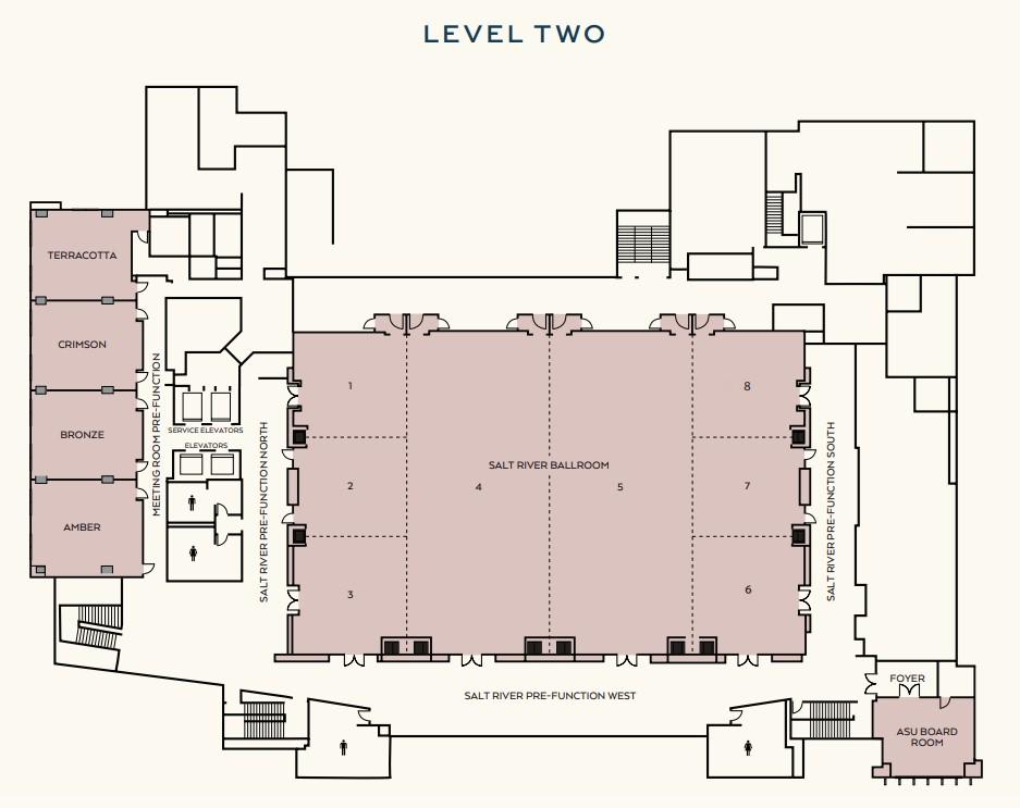 Omni Tempe 2nd Floor Plan