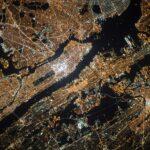 NASA aerial view of Manhattan