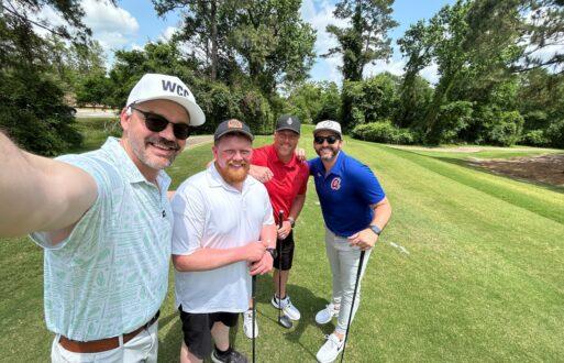 Golf outing participants at INFOCUS 2025 in the Woodlands, Texas