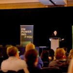 Mary Anne Brelinsky, president of Alpha Generation, speaks at PCI Energy Solutions INFOCUS Conference in 2025