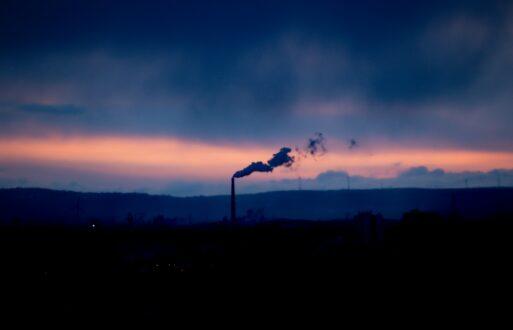power plant silhouette