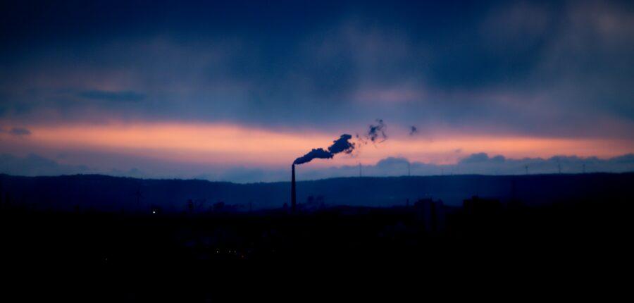 power plant silhouette