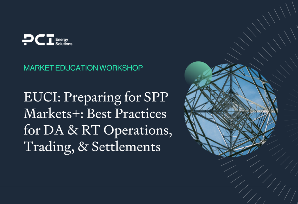 promo graphic for "Preparing for SPP Markets+: Best Practices for DA & RT Operations, Trading, and Settlements" EUCI's workshop
