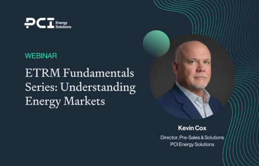 pci energy solutions graphic for webinar, "etrm fundamentals series: understanding energy markets"