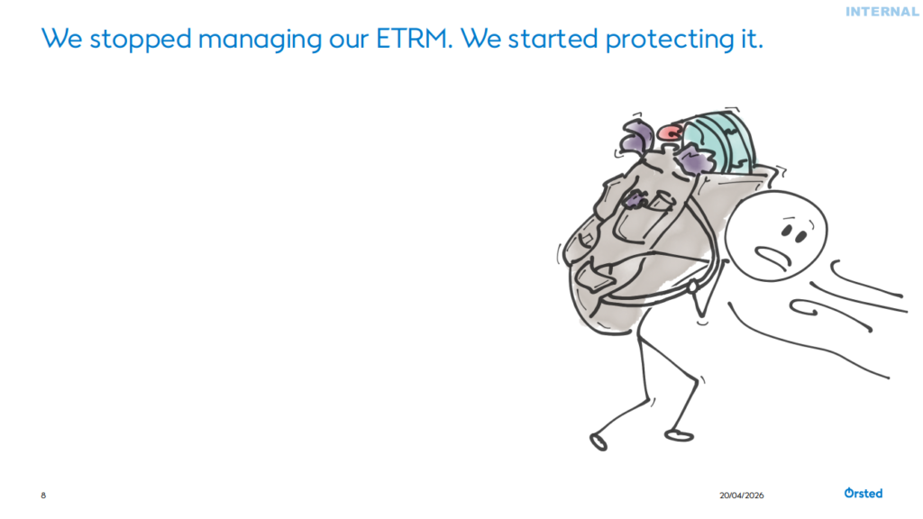 stick figure with text "we stopped managing our etrm. we started protecting it."