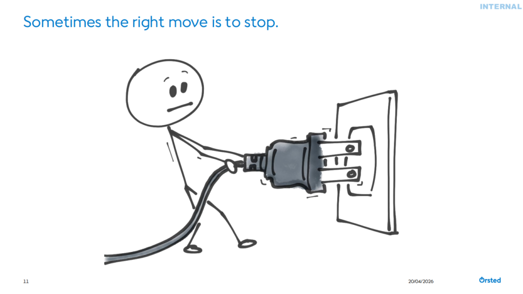 stick figure with text "sometimes the right move is to stop"
