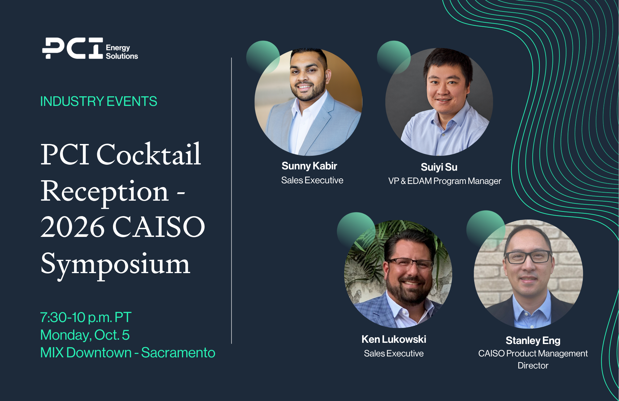 PCI Cocktail Reception — CAISO Stakeholder Symposium